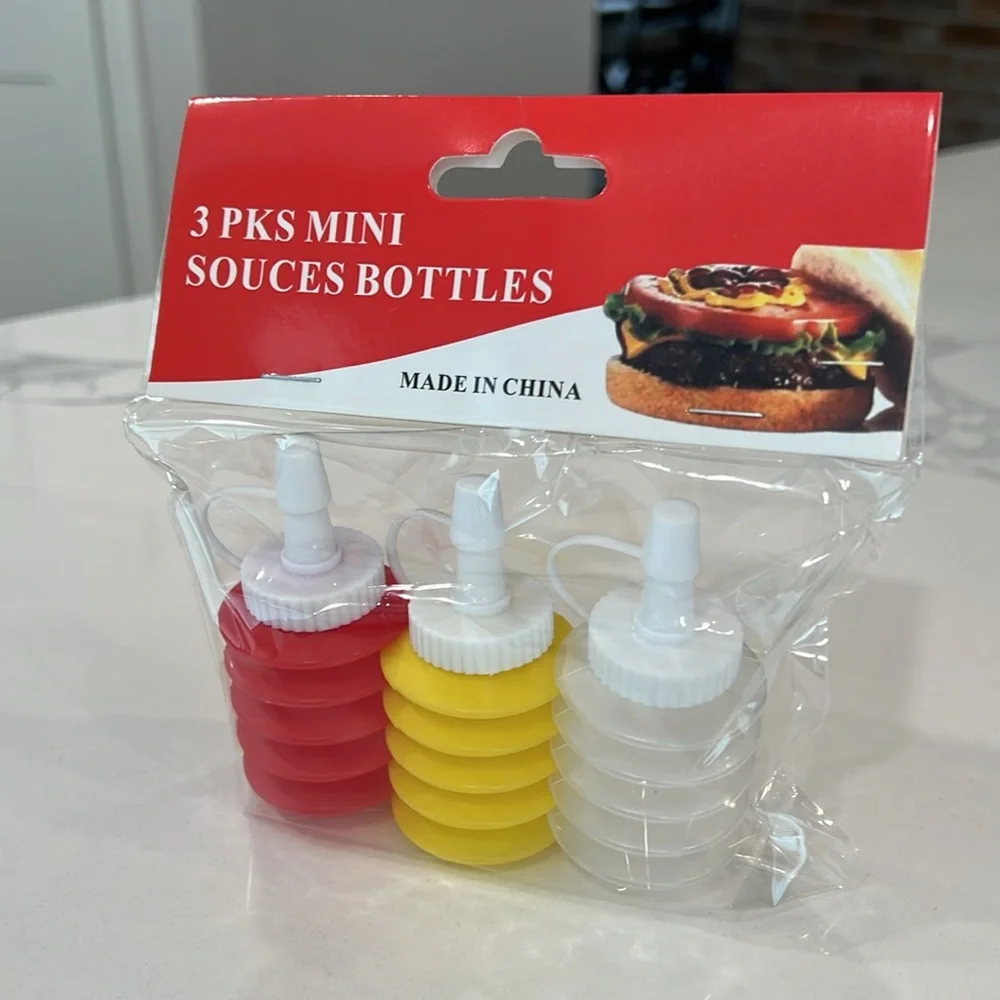 3PKS Mini Souces Bottles.